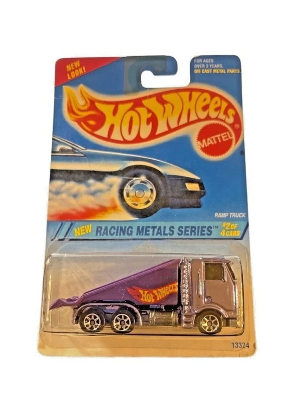 VTG Die Cast Hot Wheels Racing Metals Series Ramp Truck 2/4 Collectible 337 1994